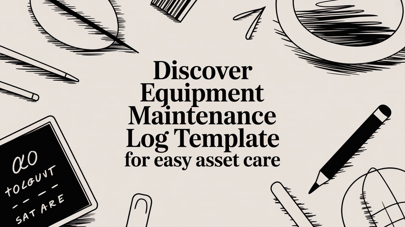 Discover Your Free Equipment Maintenance Log Template for Proactive Asset Care
