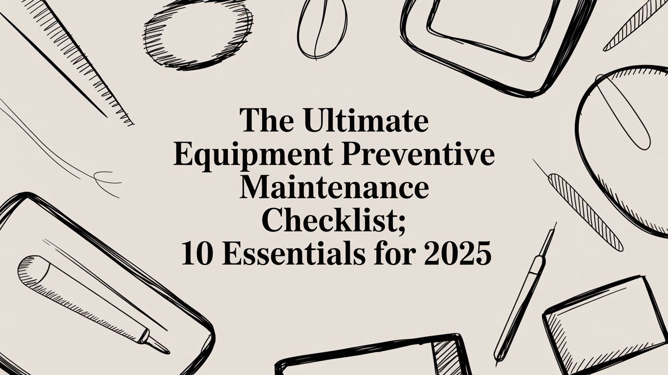 The Ultimate Equipment Preventive Maintenance Checklist: 10 Essentials for 2025