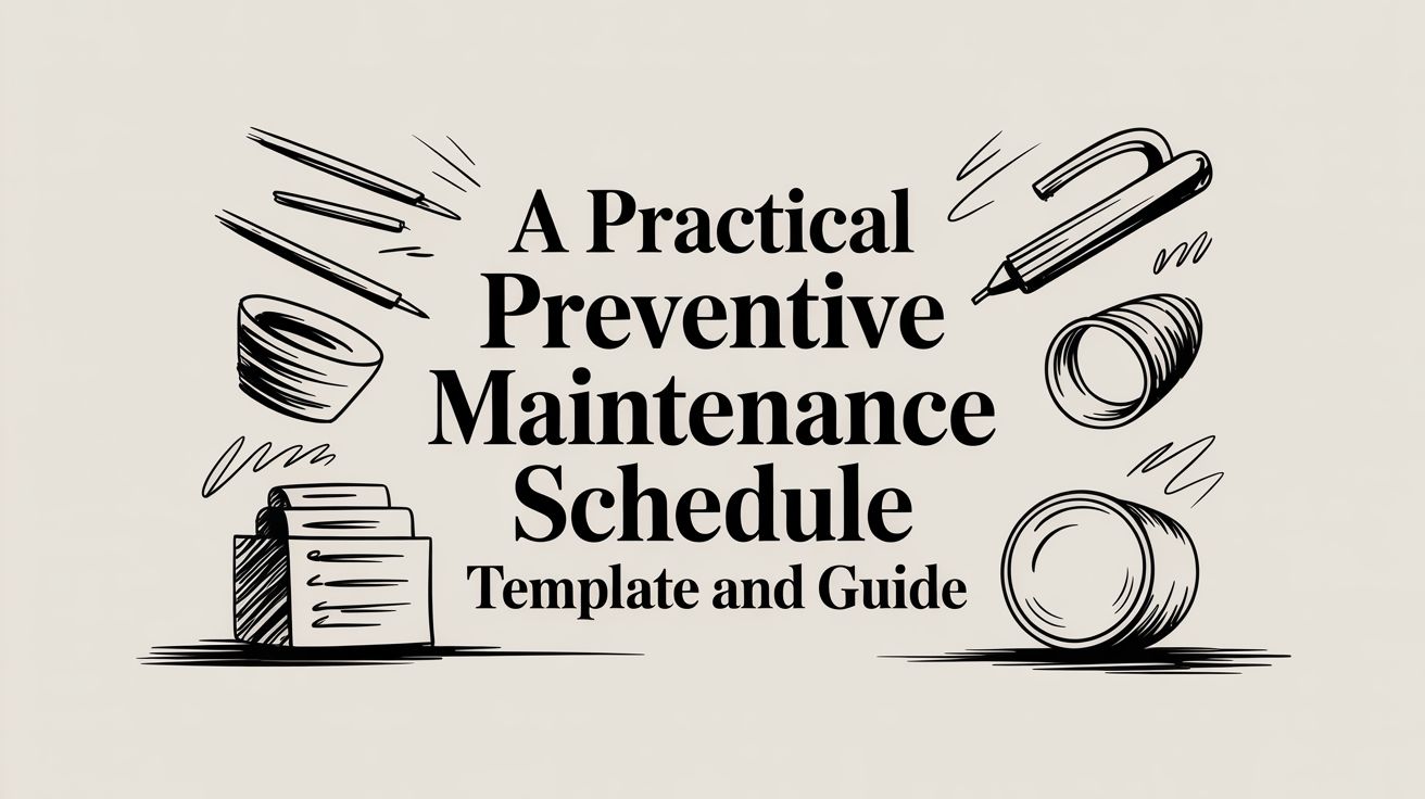 A Practical Preventive Maintenance Schedule Template And Guide