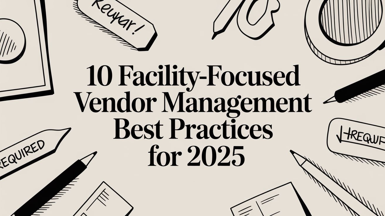 10 Facility-Focused Vendor Management Best Practices for 2025