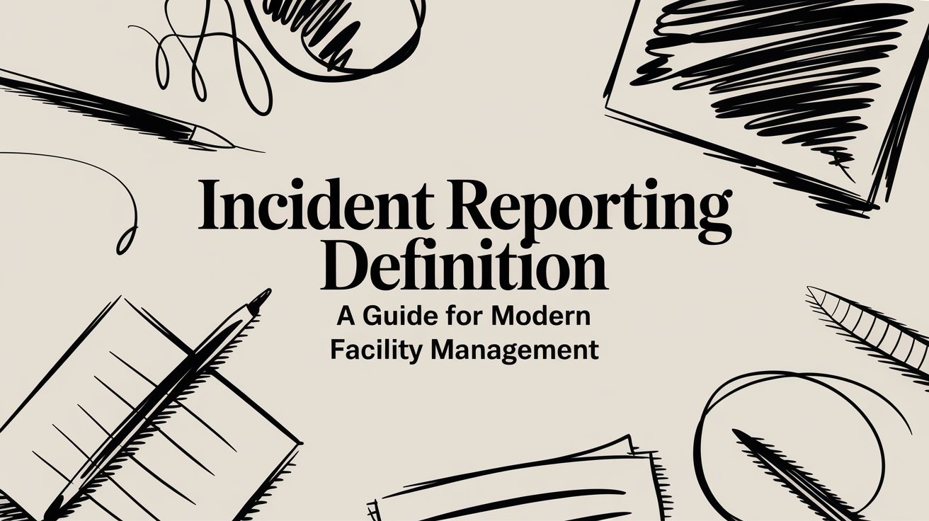 Incident Reporting Definition A Guide for Modern Facility Management