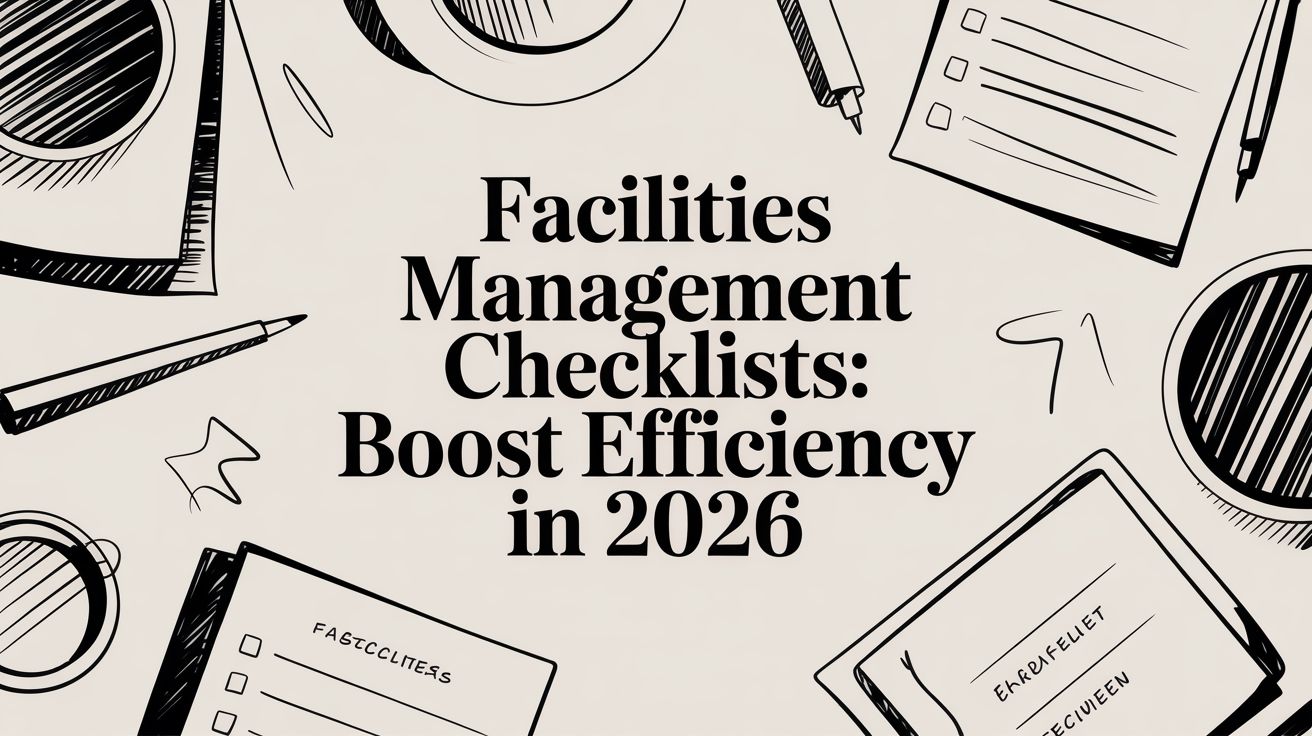 Facilities Management Checklists: Boost Efficiency in 2026