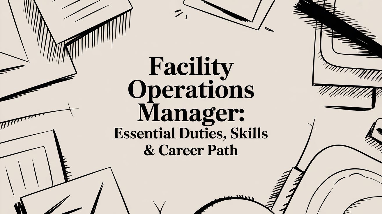 Facility Operations Manager: Essential Duties, Skills & Career Path
