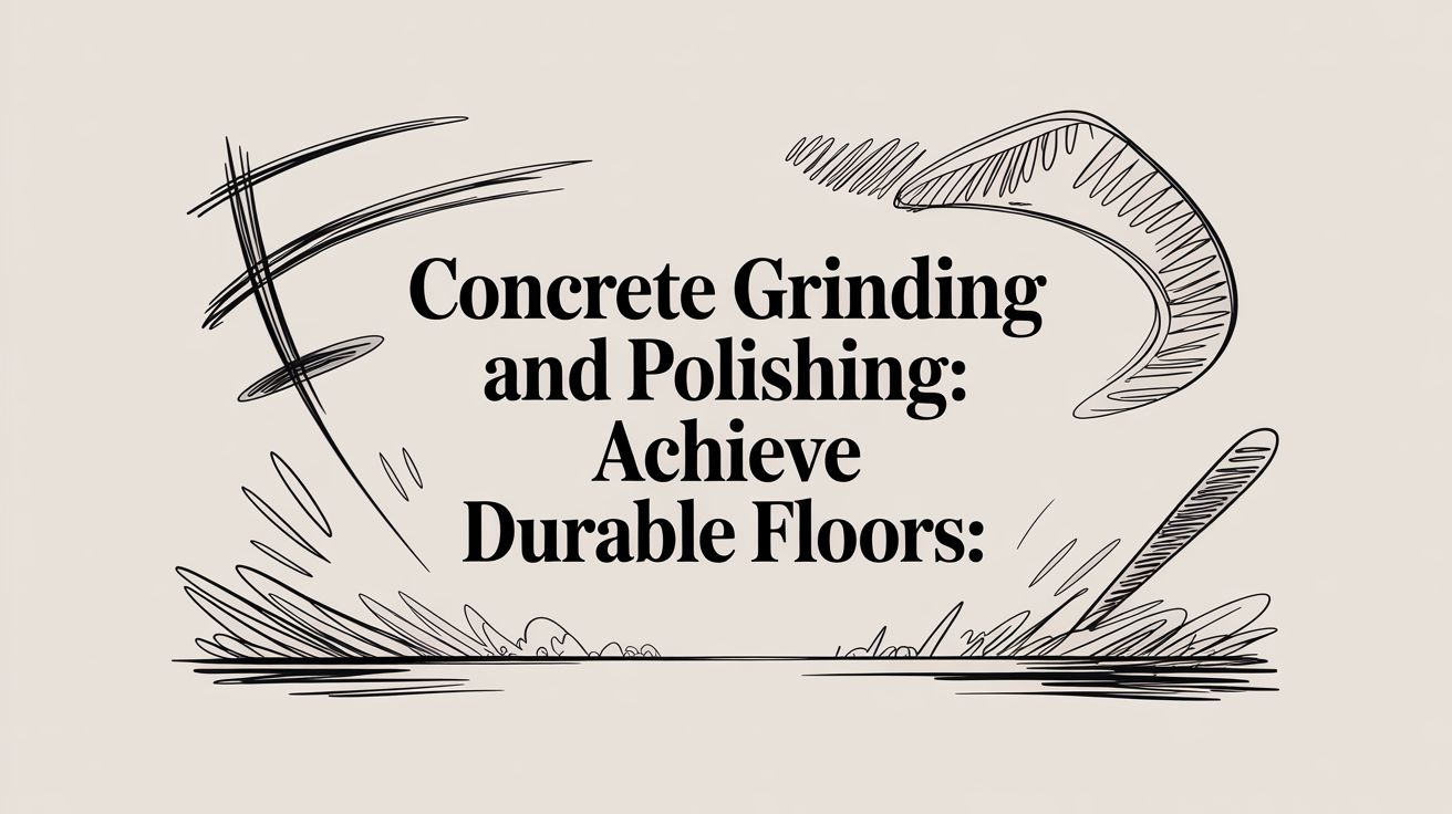 Concrete grinding and polishing: Achieve Durable Floors:
