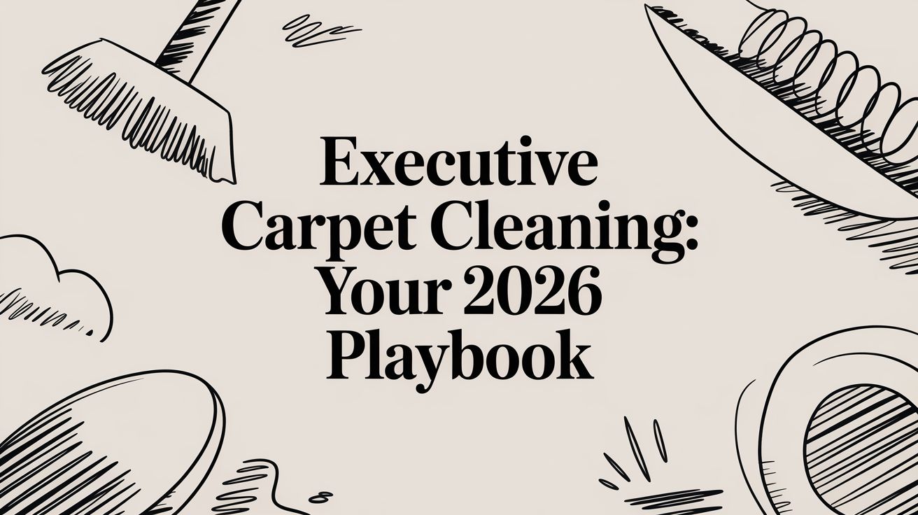 Executive Carpet Cleaning: Your 2026 Playbook