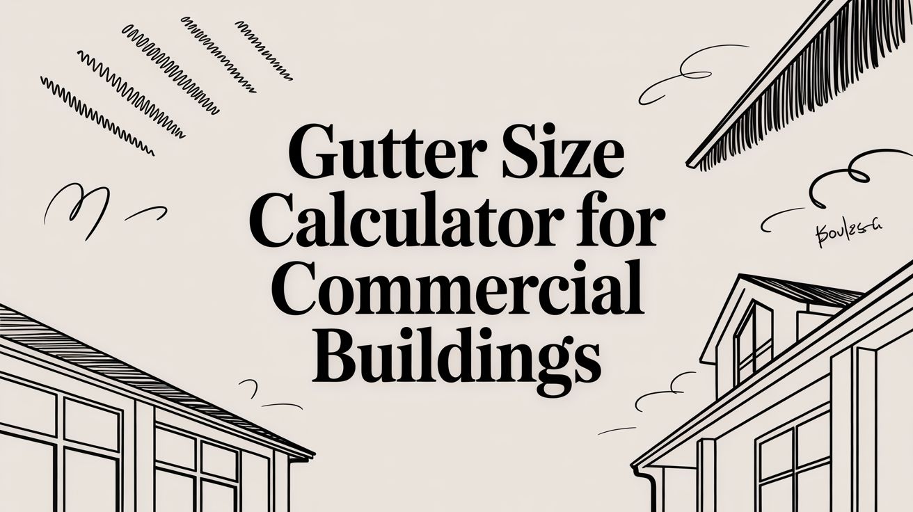 Gutter Size Calculator for Commercial Buildings