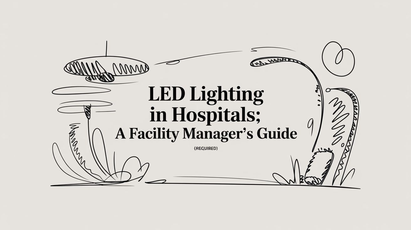 LED Lighting in Hospitals: A Facility Manager’s Guide