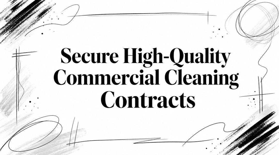 Secure High-Quality Commercial Cleaning Contracts