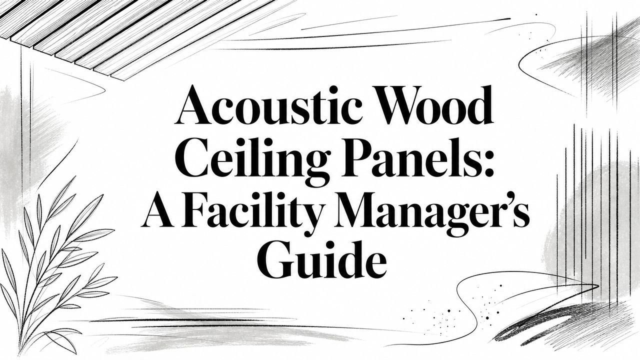 Acoustic Wood Ceiling Panels: A Facility Manager’s Guide