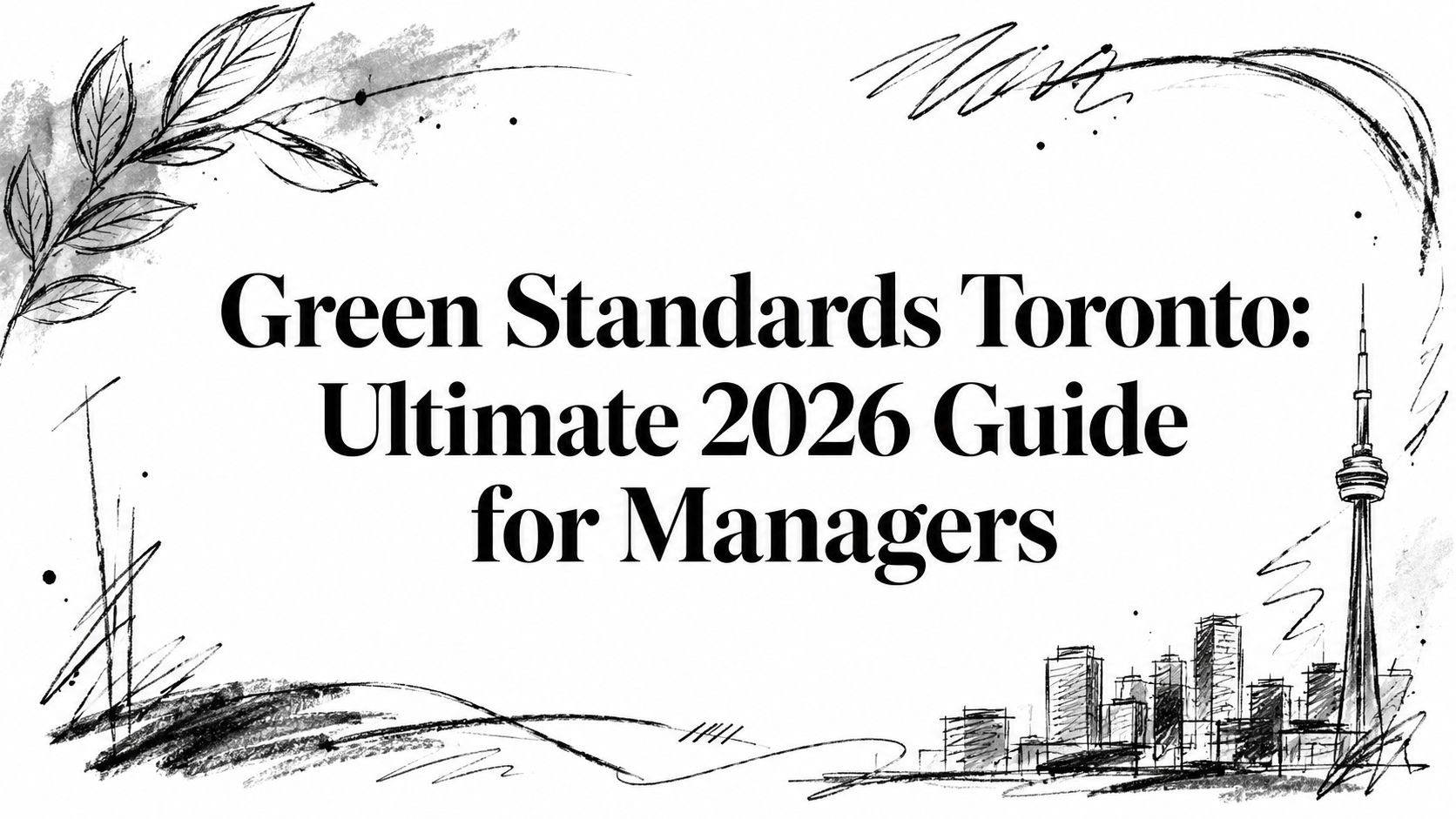 Green Standards Toronto: Ultimate 2026 Guide for Managers