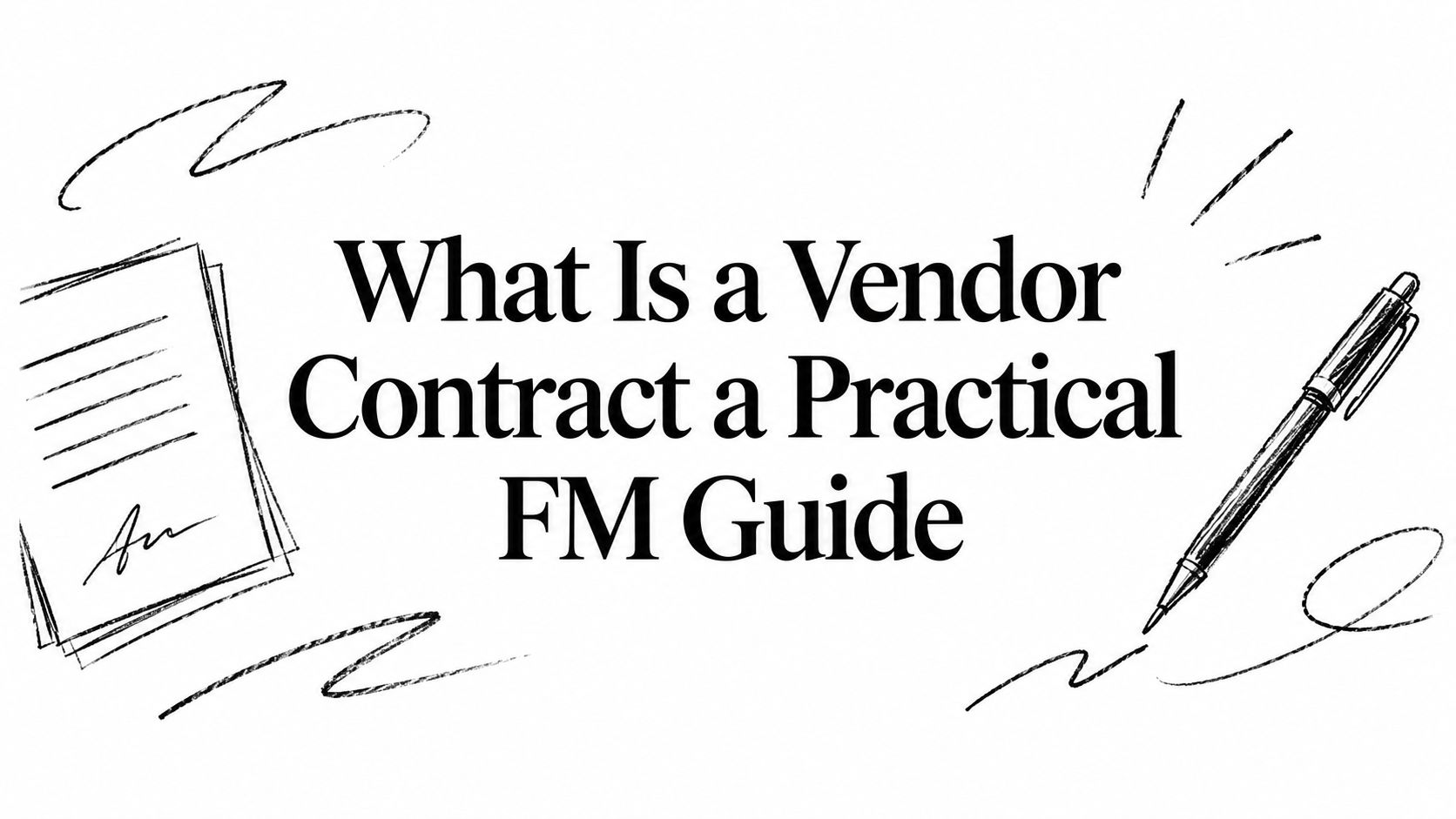 What Is a Vendor Contract a Practical FM Guide